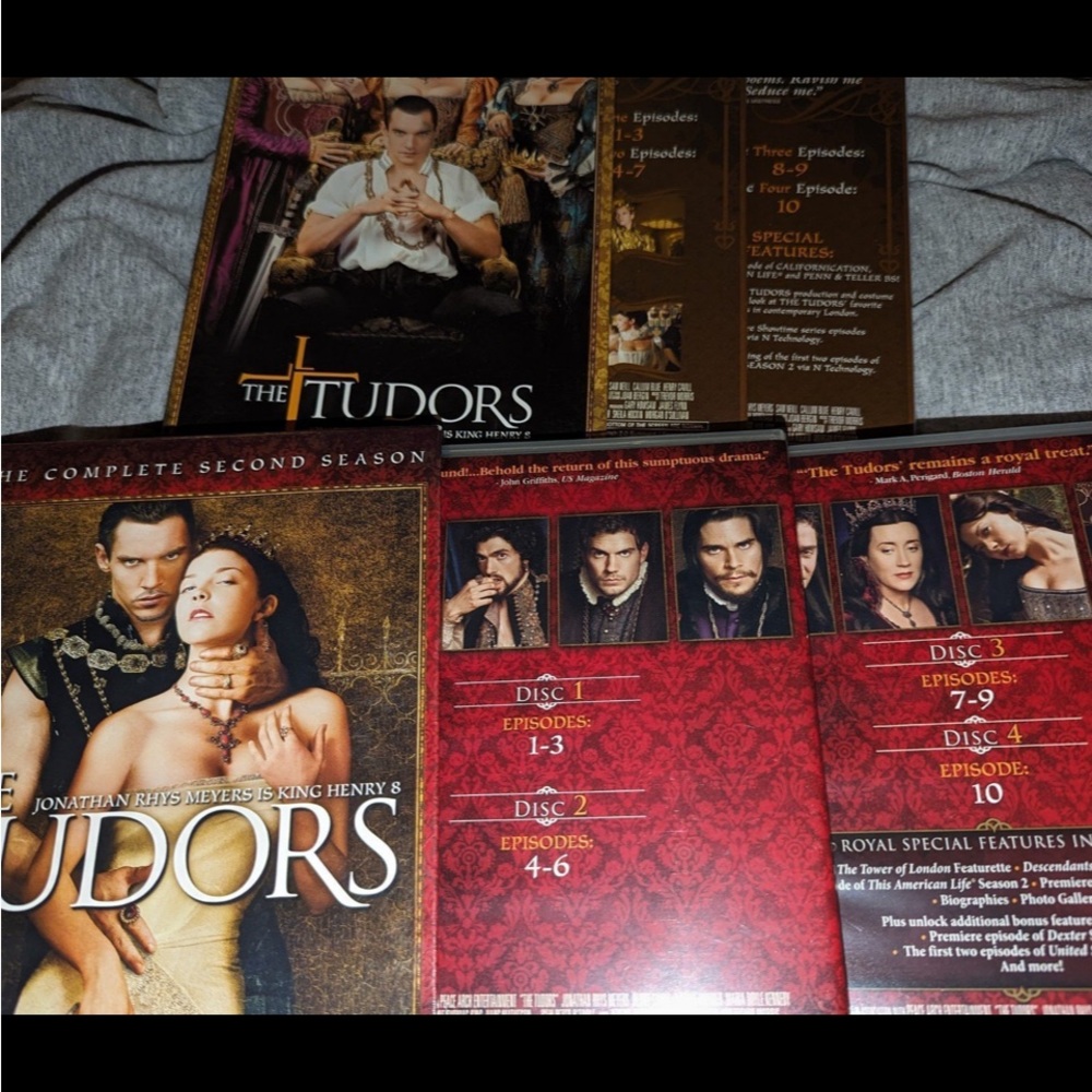 The Tudors DVD box set Complete series Season 1 2 3 4 King Henry VIII showtime - Picture 4 of 4